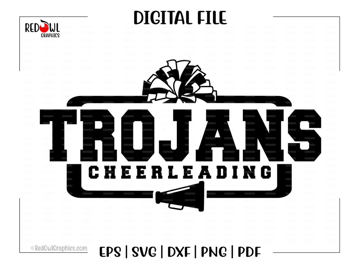 Trojans Cheer svg, Trojan, Cheer, Cheerleading, svg, dxf, eps, png, pdf